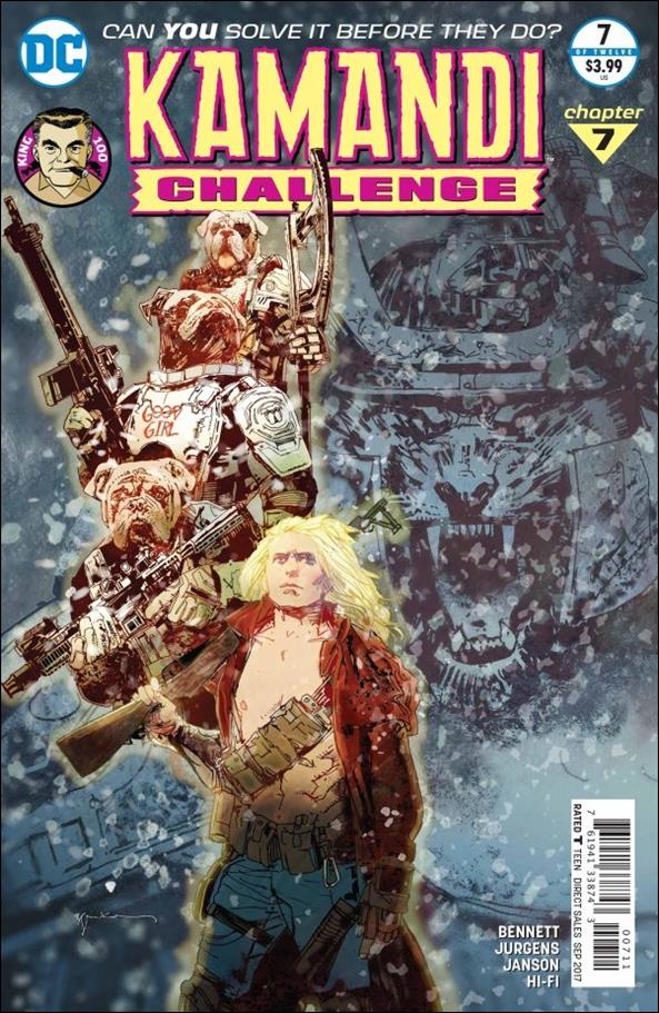 Kamandi Challenge issue 7 Bill Sienkiewicz Cover