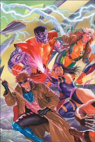 Dark X-Men (2023) issue 1-B Alex Ross X-Men Connecting Cover