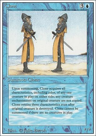 Magic the Gathering: Revised (Base Set) card 51 Clone