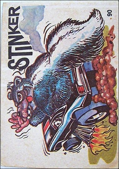 Oddest Odd Rods (Base Set) card 90 Stinker (Fan Art on Back)