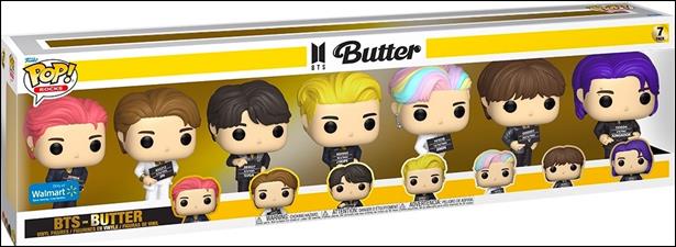 Pop! Rocks Multi-packs figure nn11 BTS - Butter Walmart Exclusive 7 Pack