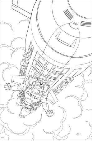 Skybound X issue 3-E Cory Walker 1:10 Black & White Virgin Cover