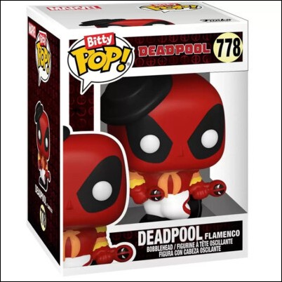POP! Marvel figure 778-B Flamenco Deadpool (Bitty Pop)