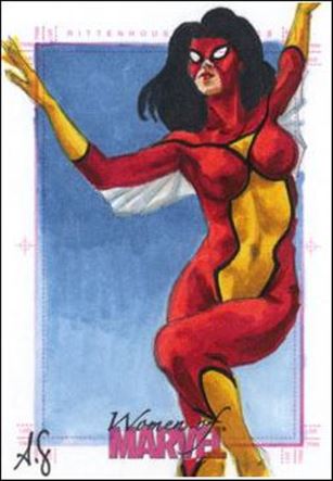 Women of Marvel (SketchaFEX Subset) card AS1 Allison Sohn 1/50