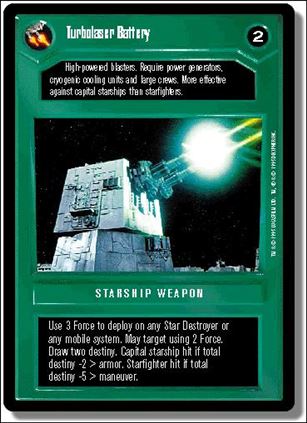 Star Wars: Premiere Limited (Base Set) card 162 Turbolaser Battery