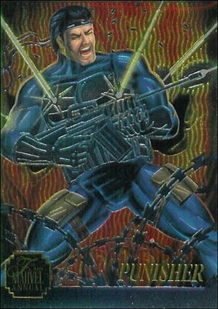 Marvel Annual Flair '95 (Chromium Subset) card 9 Punisher