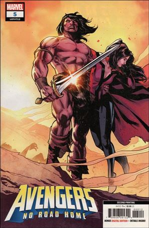 Avengers: No Road Home issue 5-C Sean Izaakse Cover (2nd Printing)