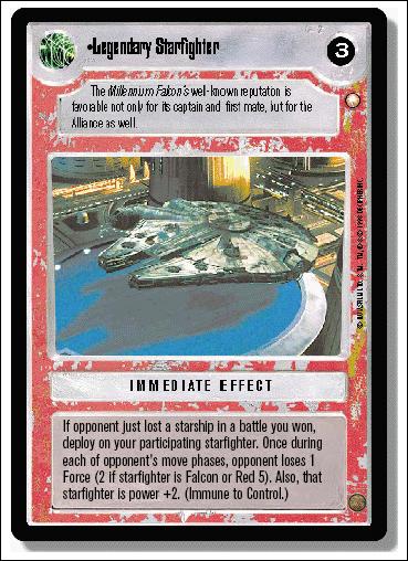 Star Wars: Special Edition Limited (Base Set) card 242 Legendary Starfighter