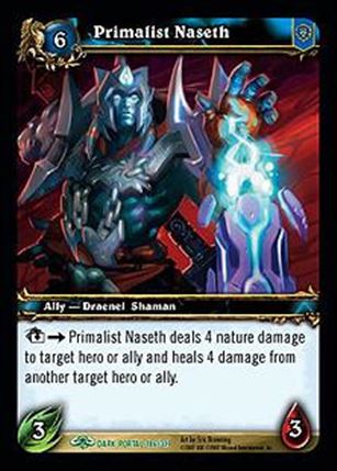 World of Warcraft: Through the Dark Portal (Base Set) card 186 Primalist Naseth