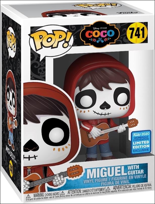 POP! Disney figure 741-B Miguel With Guitar Wondrous Convention Exclusive