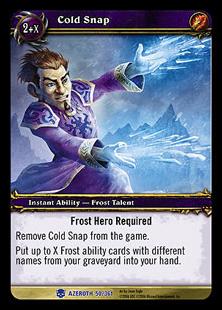 World of Warcraft: Heroes of Azeroth (Base Set) card 50 Cold Snap