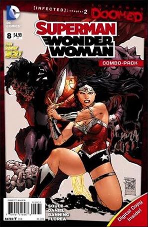 Superman/Wonder Woman issue 8-B Polybagged Tony Daniel Cover Combo Pack
