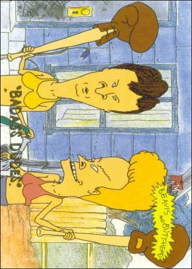 Beavis and Butt-Head (Base Set) card '5869' "Badass Dudes"