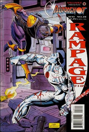 Bloodshot (1993) issue 28 Wraparound Cover