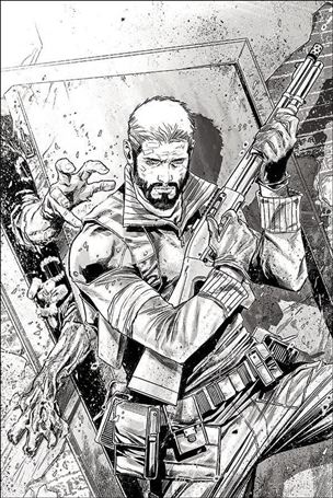 Life Zero issue 3-G Marco Checchetto 1:30 Black & White Virgin Cover