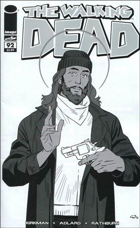 Walking Dead (2003) issue 92-E Cory Walker B&W Walking Dead Day Cover