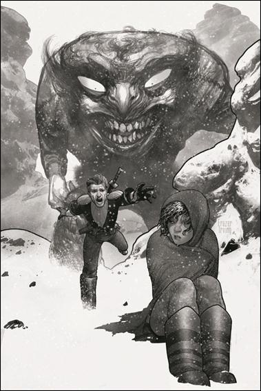 Higher Earth issue 7-D Frazer Irving 1:25 Black and White Virgin Cover