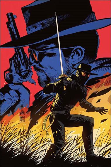 Django/Zorro issue 2-D Francesco Francavilla 1:15 Virgin Cover