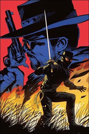 Django/Zorro issue 2-D Francesco Francavilla 1:15 Virgin Cover