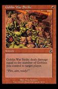 Magic the Gathering: Scourge (Base Set) card 96 Goblin War Strike