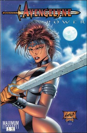 Avengelyne: Power issue 1-B Blue Cover
