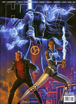 Heavy Metal issue 317-B Greg Hildebrandt Cover