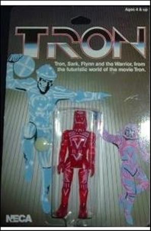 Tron figure 2-B Vintage Tomy card Sark