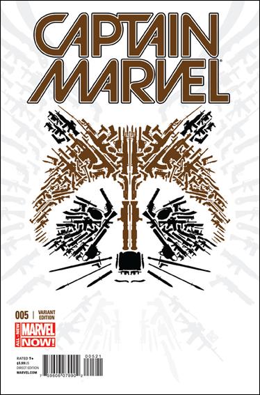 Captain Marvel (2014) issue 5-B John Tyler Christopher 1:15 Guardians Cover