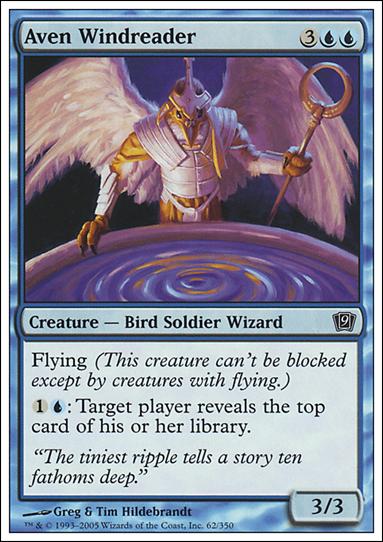 Magic the Gathering: 9th Edition (Base Set) card 62 Aven Windreader