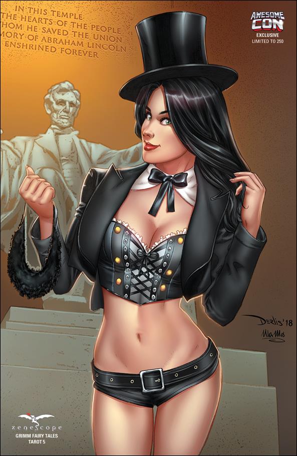 Grimm Fairy Tales: Tarot issue 5-G Derlis Santacruz Awesome Con Cover 1/250