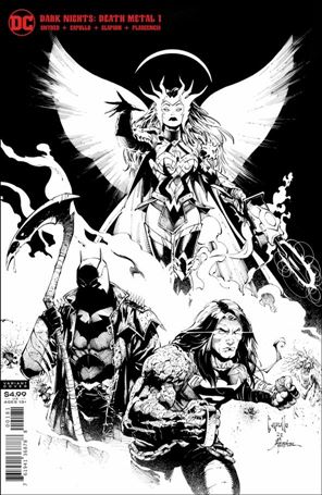 Dark Nights: Death Metal issue 1-E Greg Capullo Midnight Party Sketch Cover