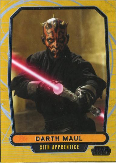 Star Wars Galactic Files (Base Set) card 6 Darth Maul Sith Apprentice