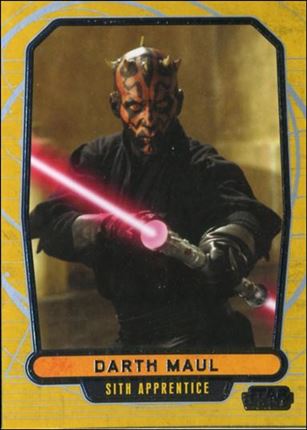 Star Wars Galactic Files (Base Set) card 6 Darth Maul Sith Apprentice