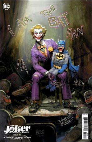 Joker: The Man Who Stopped Laughing issue 11-D Ryan Brown 1:25 Cover