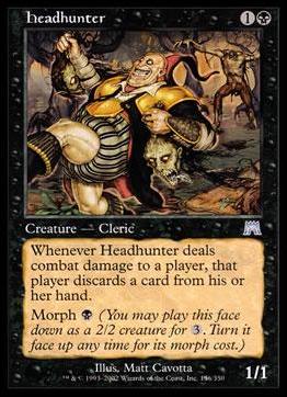 Magic the Gathering: Onslaught (Base Set) card 156 Headhunter