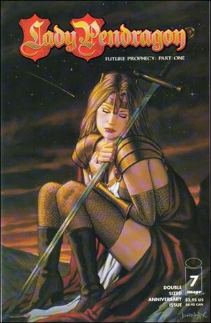 Lady Pendragon (1999) issue 7-B Pensive Cover