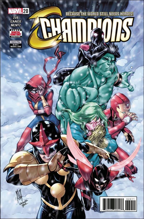Champions (2016) issue 20 Stefano Caselli Cover