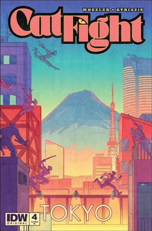 Cat Fight issue 4-C Alex Moore 1:10 Cover