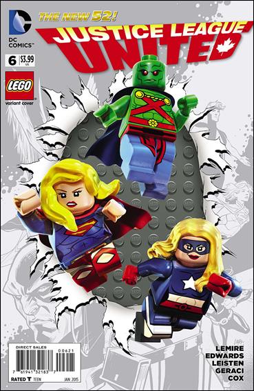 Justice League United issue 6-D LEGO Cover