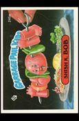 Garbage Pail Kids: Series 06 (Base Set) card 245a Shish K Bob