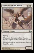 Magic the Gathering: Duel Decks: Divine vs. Demonic (Base Set) card 8 Sustainer of the Realm