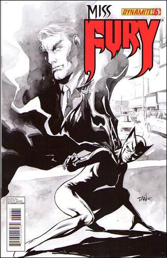 Miss Fury (2013) issue 6-F Billy Tan 1:25 Black and White Cover