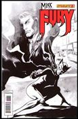 Miss Fury (2013) issue 6-F Billy Tan 1:25 Black and White Cover