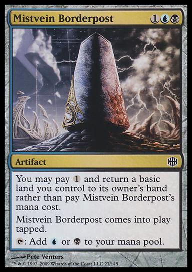 Magic The Gathering: Alara Reborn (Base Set) card 27 Mistvein Borderpost