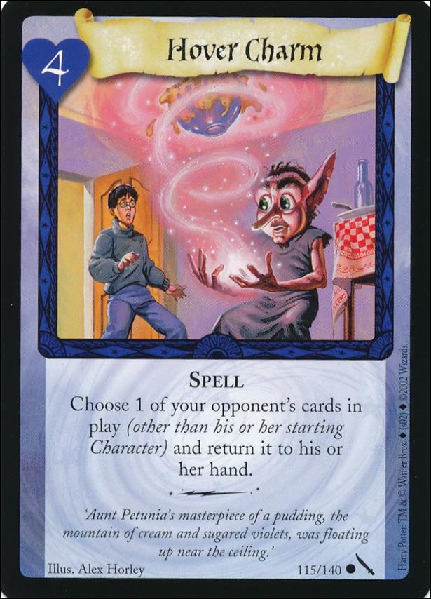 Harry Potter: Chamber of Secrets (Base Set) card 115 Hover Charm