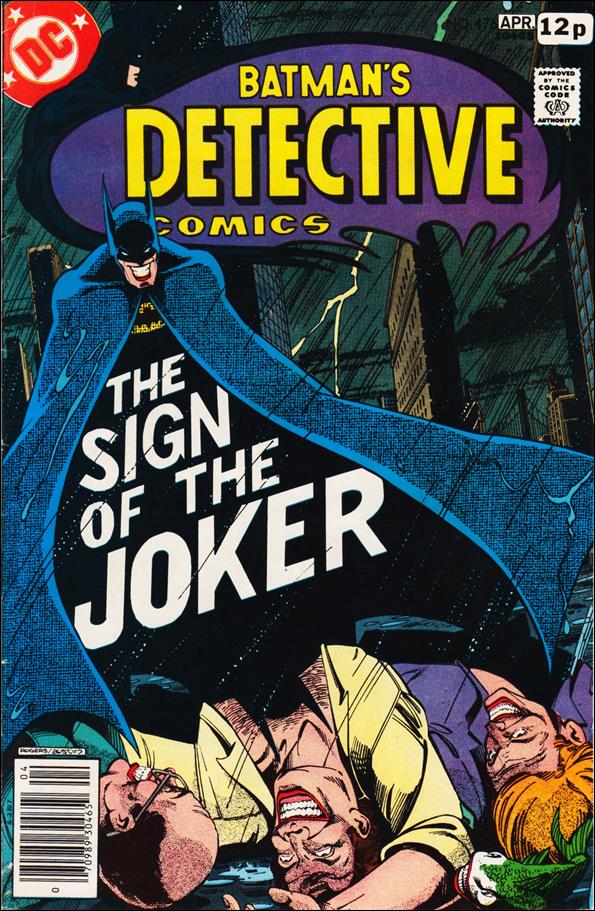 Detective Comics (1937) issue 476-B UK Price Cover