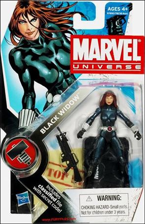 Marvel Universe (Series 2) figure 011 Black Widow