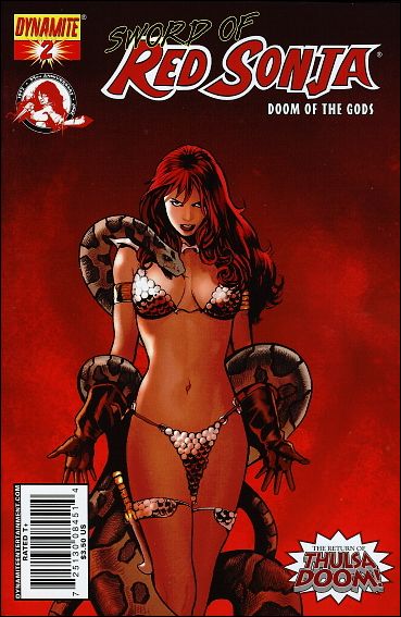Sword of Red Sonja: Doom of the Gods issue 2 Paul Renaud 1:2 Cover