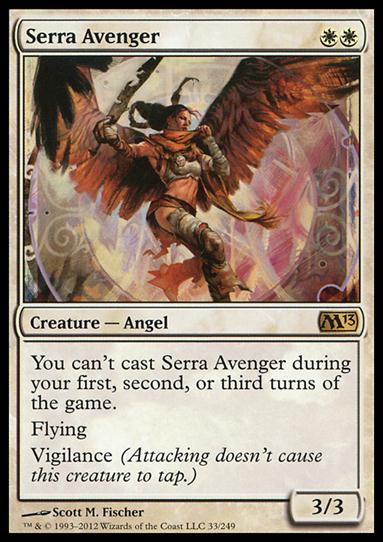 Magic the Gathering: 2013 Core Set (Base Set) card 33 Serra Avenger