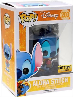 POP! Disney figure 203 Aloha Stitch Hot Topic